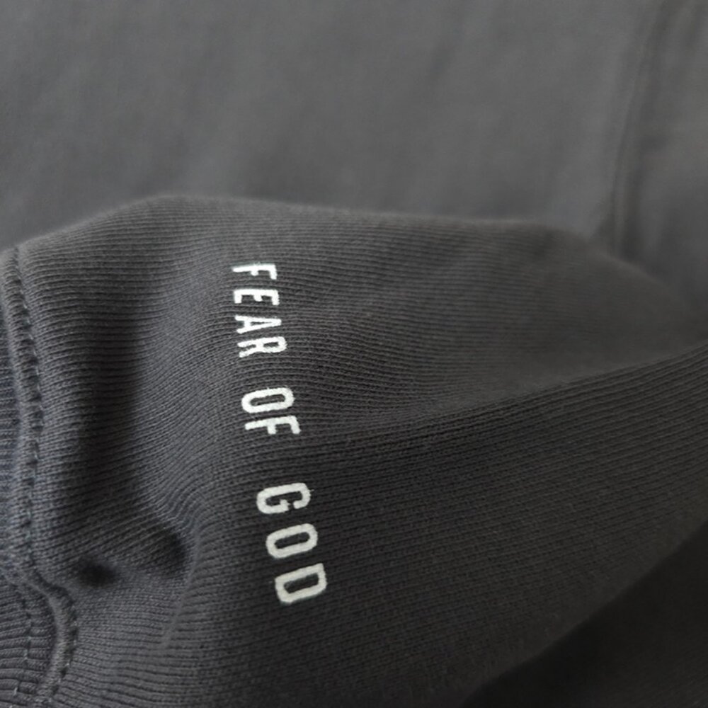 Fear of God Dark Grey Printed Hoodie - Picture 5 of 9